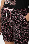 Amante Cotton Elastane Shorts - Polka Heart Print — thumbnail 4